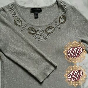 Cable and Gauge | 3/4 Sleeve Sweater